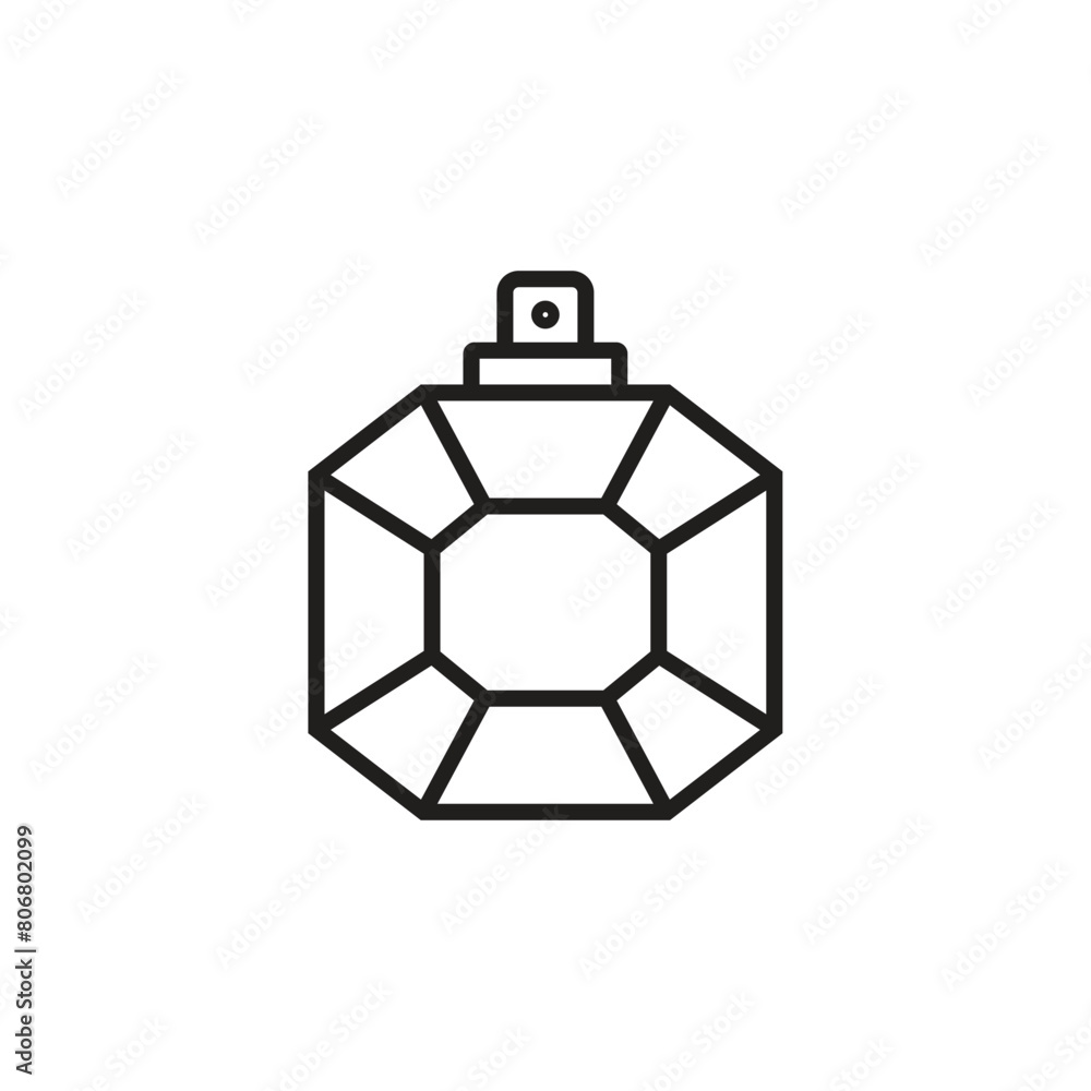Fototapeta premium perfume bottle icon logo