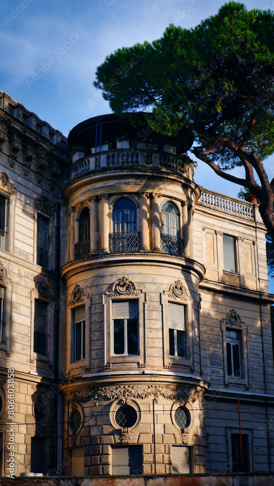 Fototapeta premium Fontana dell'Acqua Paola at Gianicolo hill in Rome, Italy