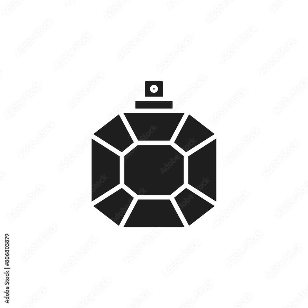Fototapeta premium perfume bottle icon logo
