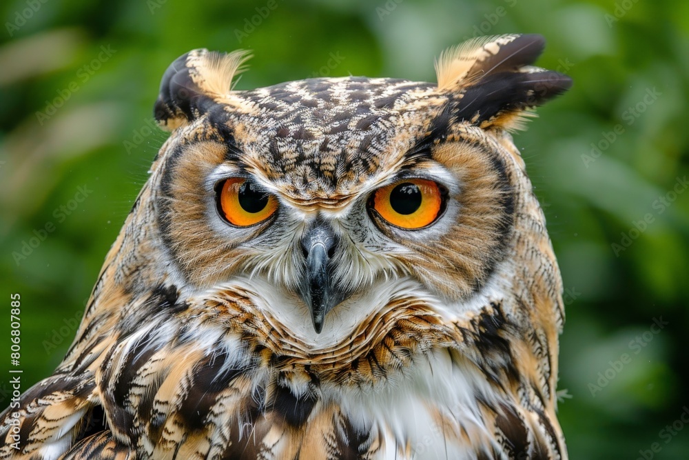 Close-up portrait of an owl head. Beautiful simple AI generated image in 4K, unique. Close-up portrait of an owl head. Beautiful simple AI generated image in 4K, unique.