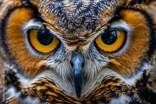 Owl -  one of the species of birds that you do don't see very often though, but only hear. Beautiful simple AI generated image in 4K, unique. © ArtSpree