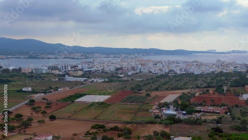 Wallpaper Mural urban-rural transition near the coastline, coastal city. Amazing aerial top view flight 
panorama overview drone
4k Torontodigital.ca