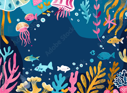 Underwater marine wildlife