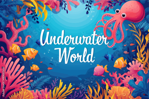 Underwater marine wildlife