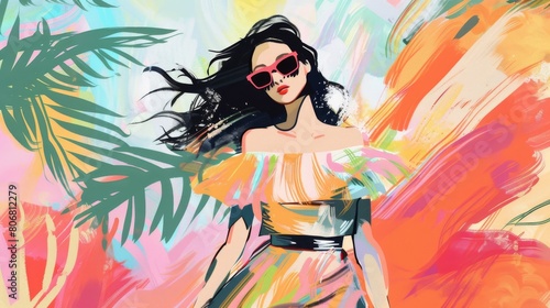Chic Fashion Doodles  A Beautiful Blend of Style and Art