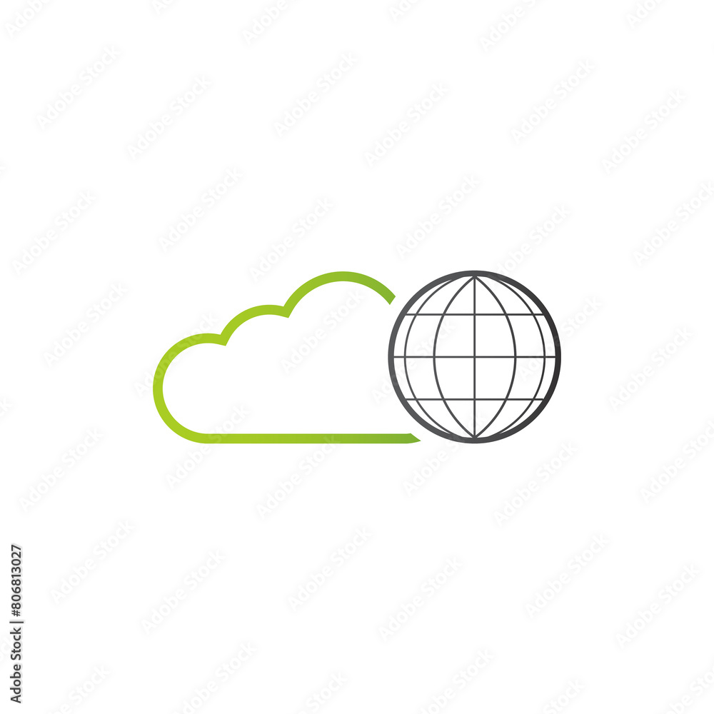 Cloud computing icon Cloud computing icon