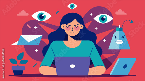 A woman scrolling through a online forum her eyes straining as she tries to make sense of a convoluted conspiracy theory involving lizard people and.