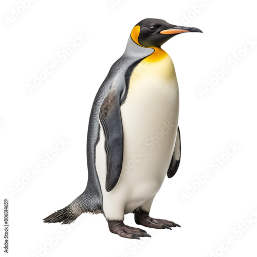 Emperor penguin isolated on transparent background