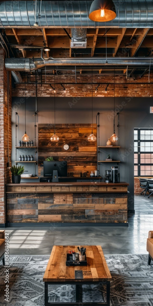 Modern Rustic Office Interior Design Modern Rustic Office Interior Design