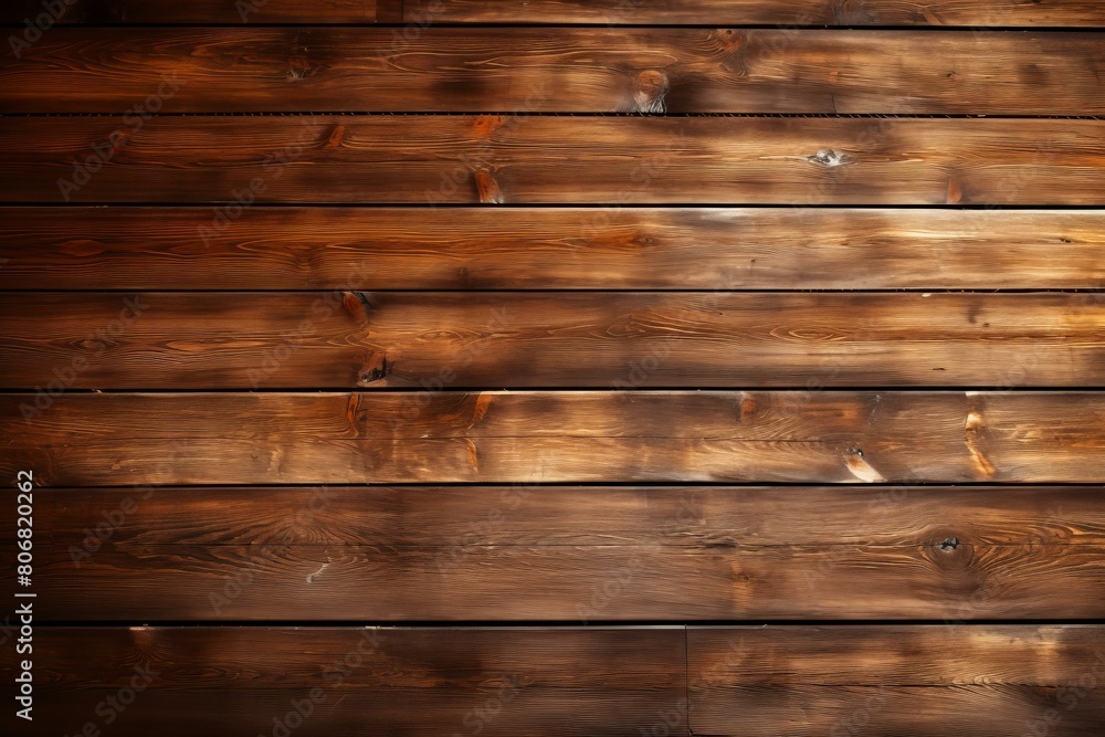 Fototapeta premium Background of brown wooden planks
