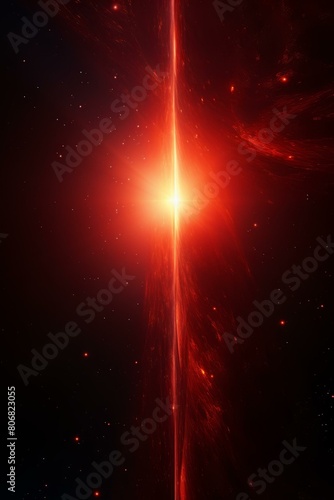 Red Space Galaxy photo