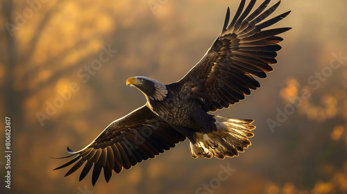 eagle in flight © Levon