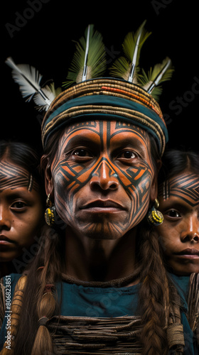 The portraits of indigenous tribes in the Amazon rainforest capture intimate moments that convey a deep emotional connection to their heritage © Tatiana