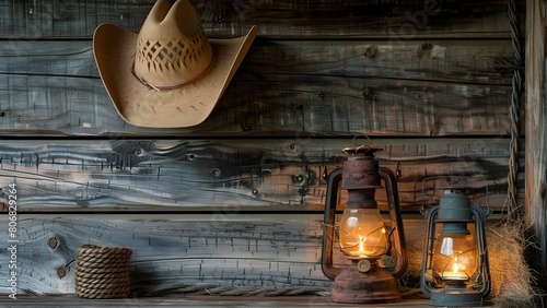 Cowboy-themed Scrapbooking Supplies for Western Memories. Concept Western Memories, Cowboys, Scrapbooking Supplies, Theme Accessories photo