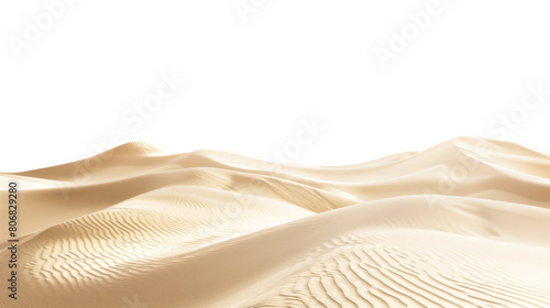 滑らかな砂丘、背景透過 