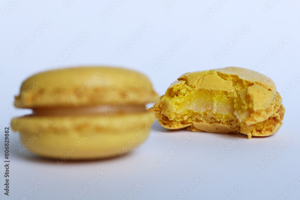 colorful Macaroons isolated on white background. colorful Macaroons isolated on white background.