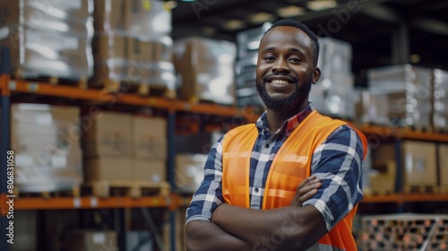 The Smiling Warehouse Employee