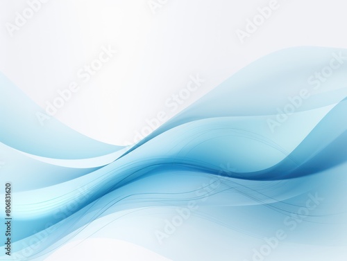 Sky Blue ecology abstract vector background natural flow energy concept backdrop wave design promoting sustainability and organic harmony blank 