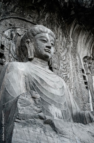 Statue of stone Buddha