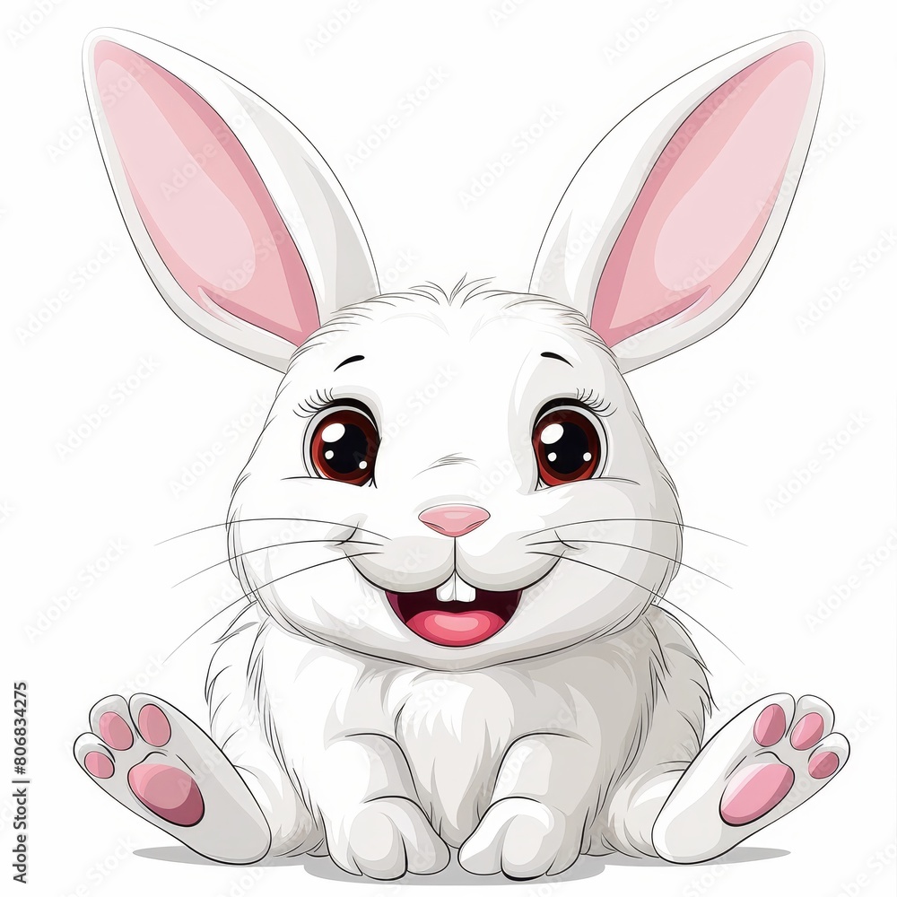 A white rabbit seated on a pure white backdrop Complimentary stock photo Budget-friendly Code accessible at no cost Printable A white rabbit seated on a pure white backdrop Complimentary stock photo Budget-friendly Code accessible at no cost Printable