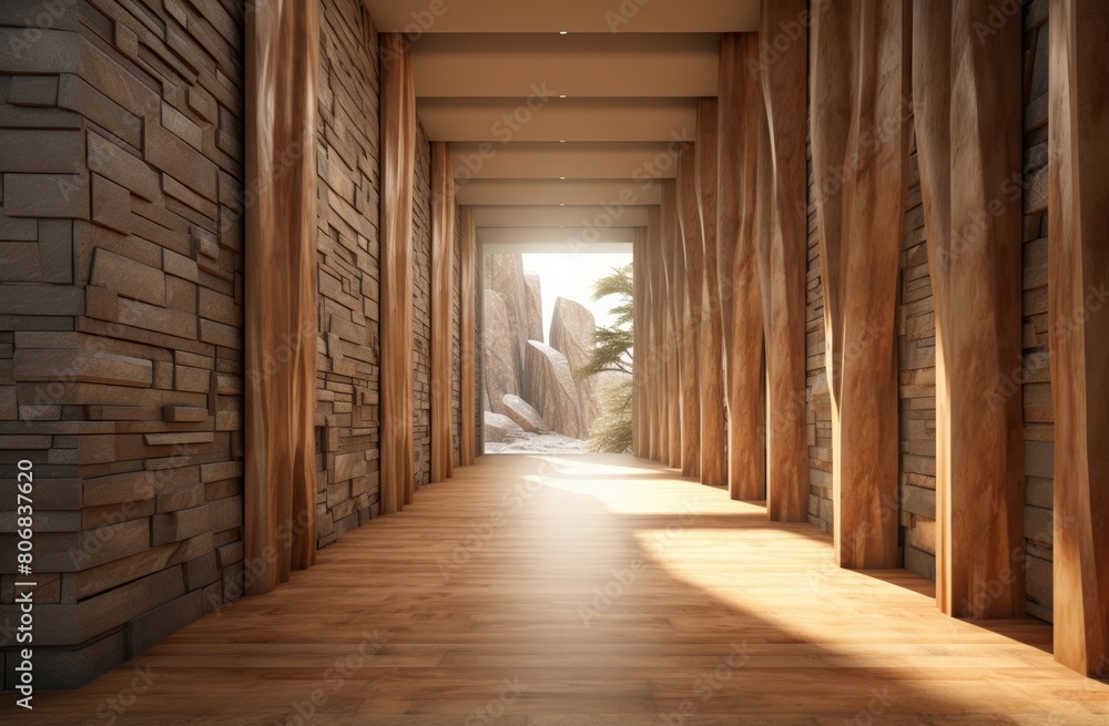 the corridor of a hotel room, a closet stands, offering a convenient storage solution for guests during their stay. the corridor of a hotel room, a closet stands, offering a convenient storage solution for guests during their stay.