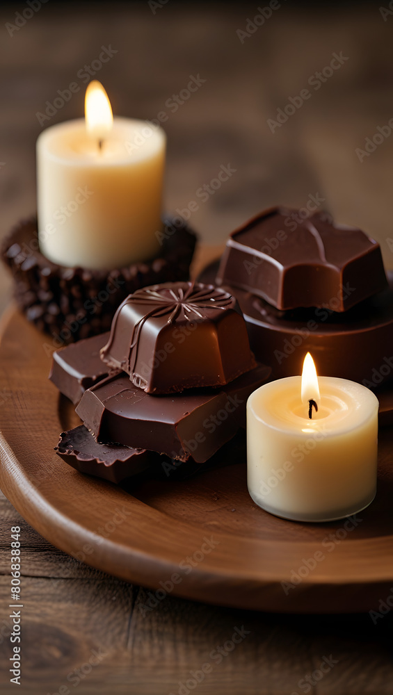 candles on the table candles on the table
