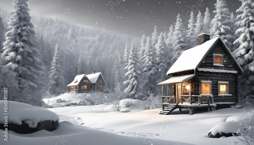 Enchanting-Winter-Wonderland-With-Snow-Covered-Tre- © Anahita