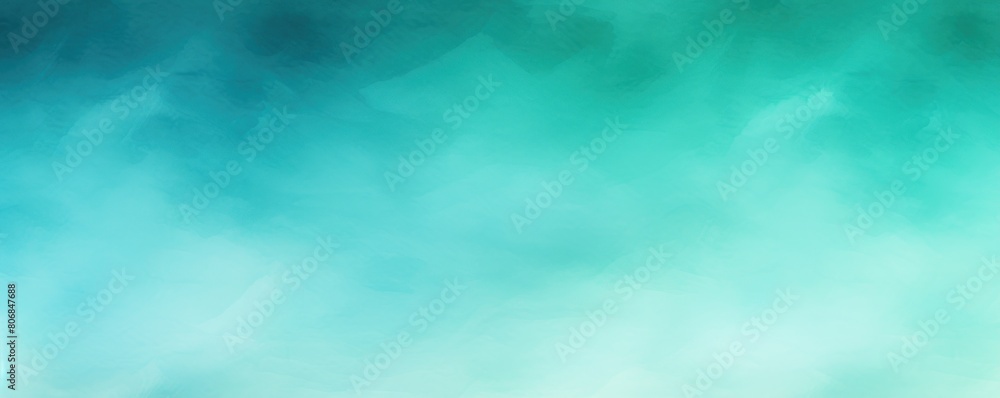 Teal watercolor gradient pastel background seamless texture pattern texture for display products blank copyspace for design text photo website web banner 