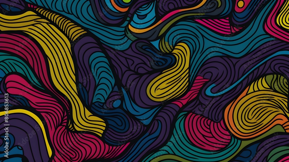 Swirl abstraction, trippy colorful background Swirl abstraction, trippy colorful background