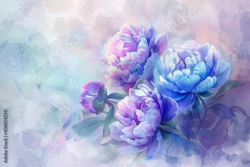 Wallpaper Mural A close-up view of daisy flowers with a blurred background and copy space. Beautiful simple AI generated image in 4K, unique. Torontodigital.ca