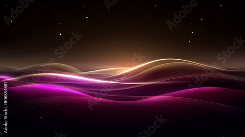 Abstract background with transparent smooth wave. Generative ai