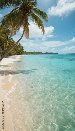 palm trees on the beach