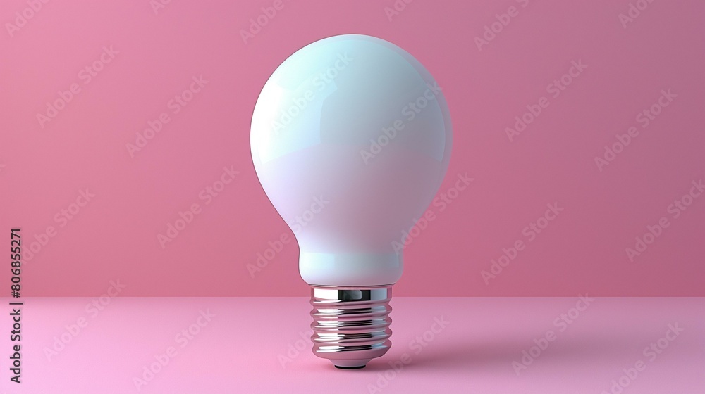Light bulb, minimalism, simplicity, and elegance with touch of surrealism, pink, white, still life, introspection solitude silence peace tranquility Light bulb, minimalism, simplicity, and elegance with touch of surrealism, pink, white, still life, introspection solitude silence peace tranquility