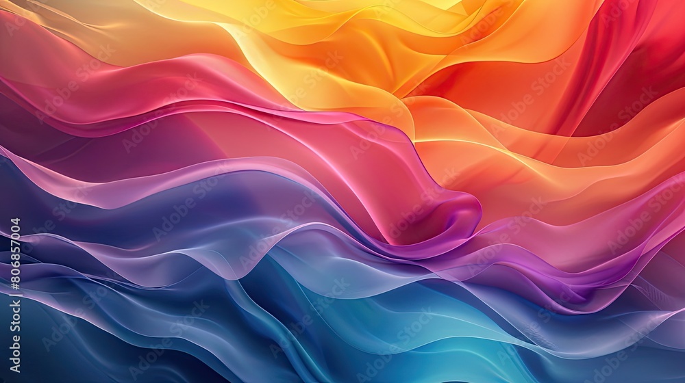 Obraz premium colorful silk fabric abstract background