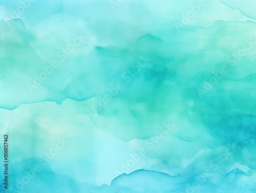 Turquoise watercolor gradient pastel background seamless texture pattern texture for display products blank copyspace for design text photo website web 