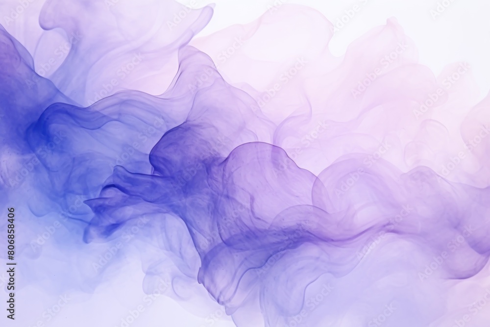 Violet background abstract water ink wave, watercolor texture blue and white ocean wave web, mobile graphic resource for copy space text 