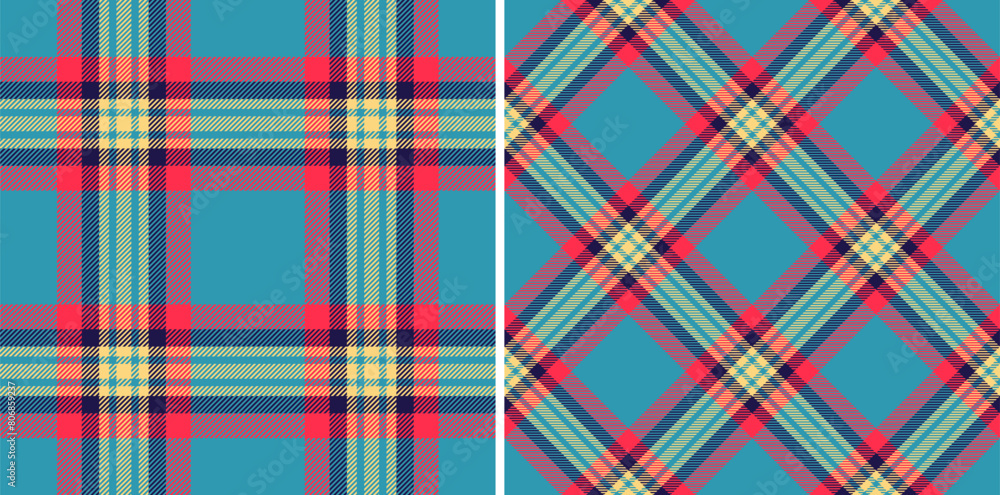 Seamless plaid tartan of textile pattern texture with a fabric vector background check. Seamless plaid tartan of textile pattern texture with a fabric vector background check.