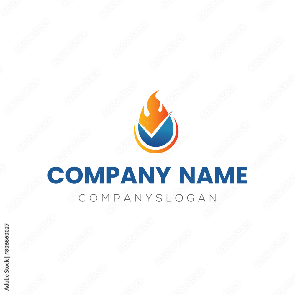 Gas logo design, vector logo design, illustration Gas logo design, vector logo design, illustration