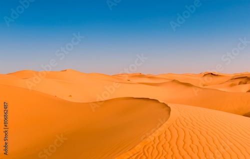 Die unendliche Wüste aus der Vogelperspektive