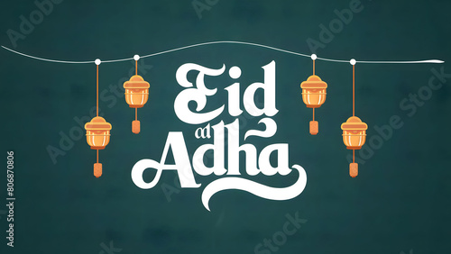 Happy Eid Ul Adha, Creative design photo