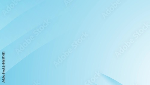 2D flat Animations loop 4K Blue color background abstract art with waves