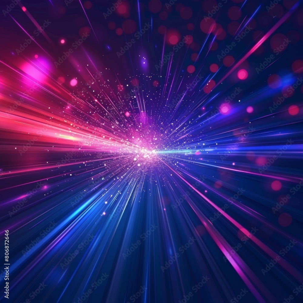 Naklejka premium Light Burst Background Illustration