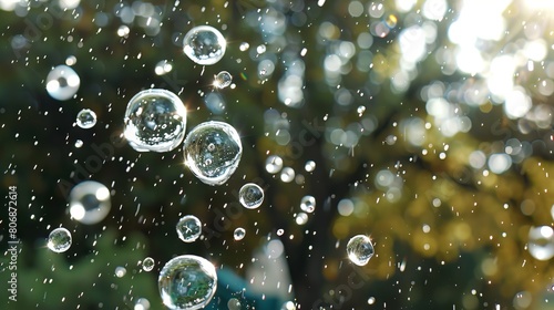 its raining big glass balls