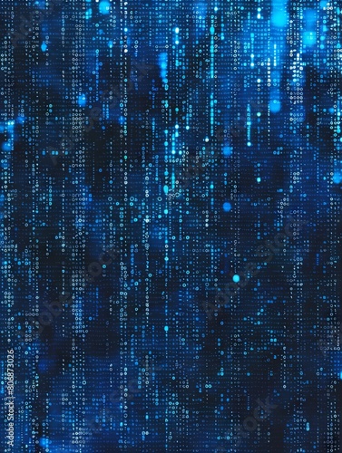 pattern of matrix code flow,cyberpunk,8k,blue color