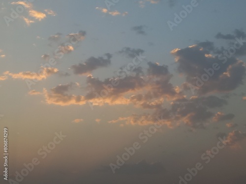 clouds at sunset