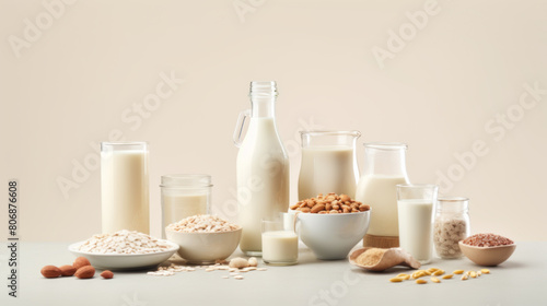 Non dairy plant based milk © Natalia Klenova
