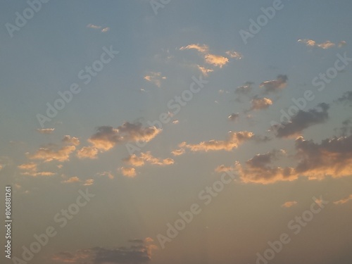 clouds at sunset