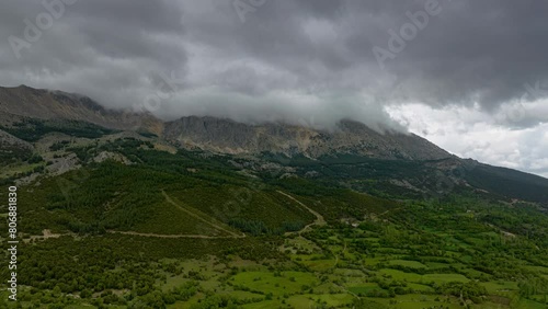 Mountain Top Timelapse with Cloud Movement