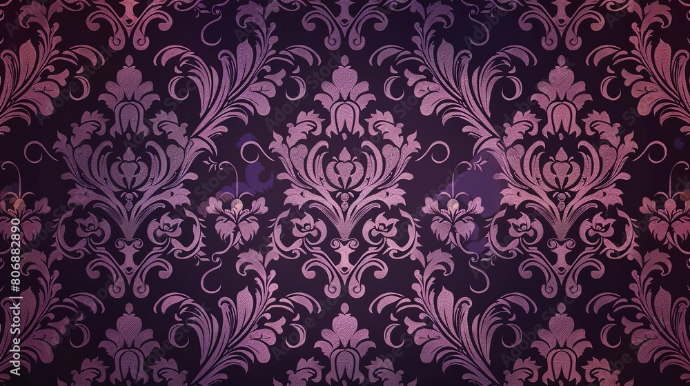 Damask pattern wallpaper Damask pattern wallpaper