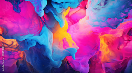 abstract white alchemy liquid pattern bright neon colors geometric pattern graphics poster background